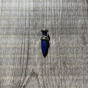 Lapis Lazuli Crystal Pendulum Necklace Charm